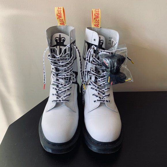 Dr. Martens Shoes - Dr. Martens 1490 Sex Pistols - White Backhand